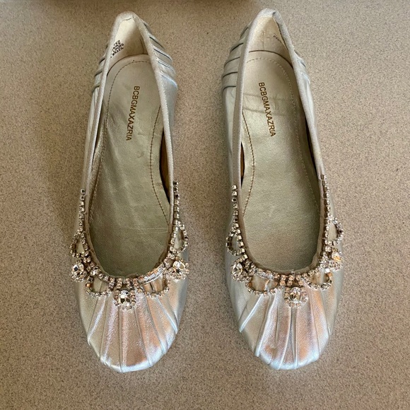 NEW BCBGMAXAZRIA Jeweled Flats - Picture 3 of 6